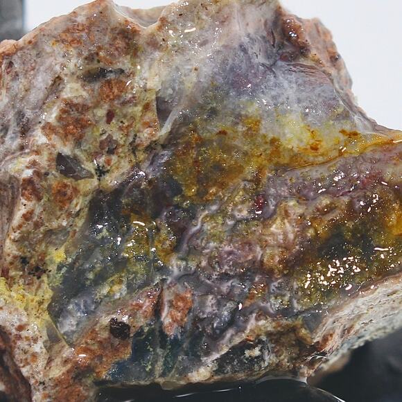 22.7g Rare Needles Blue Agate Slab Old Stock Chalcedony Natural Stone Cab Raw AZ
